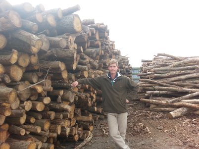 John with firewood